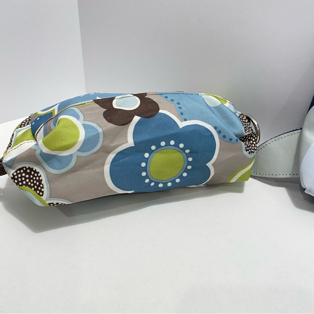 💐 Thirty-One Shark mini zip & 2 Floral Print Storage Bags. 3pc set NEW - Picture 3 of 9